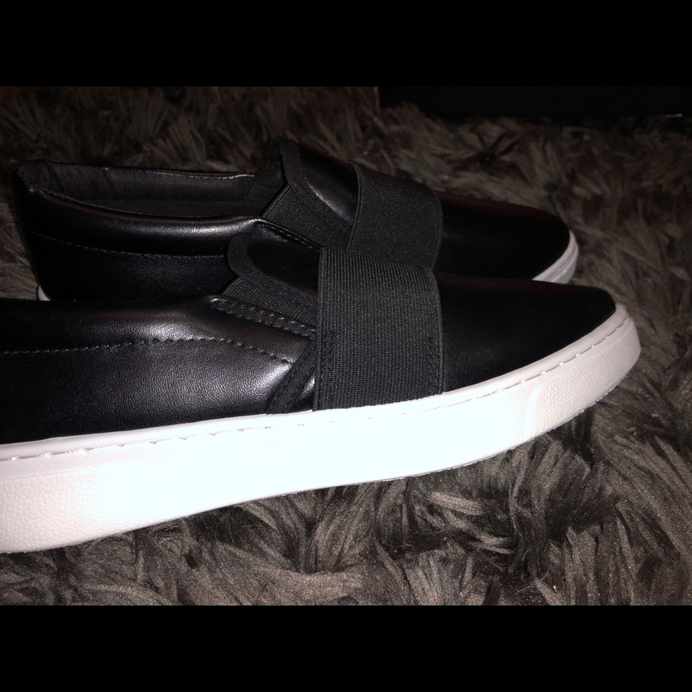 Black slip ons